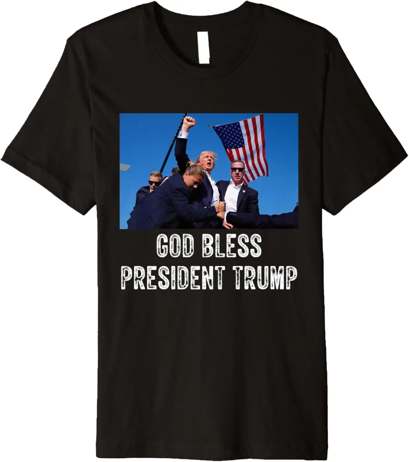 

God bless President Trump, Donald Trump 2024 Premium T-Shirt