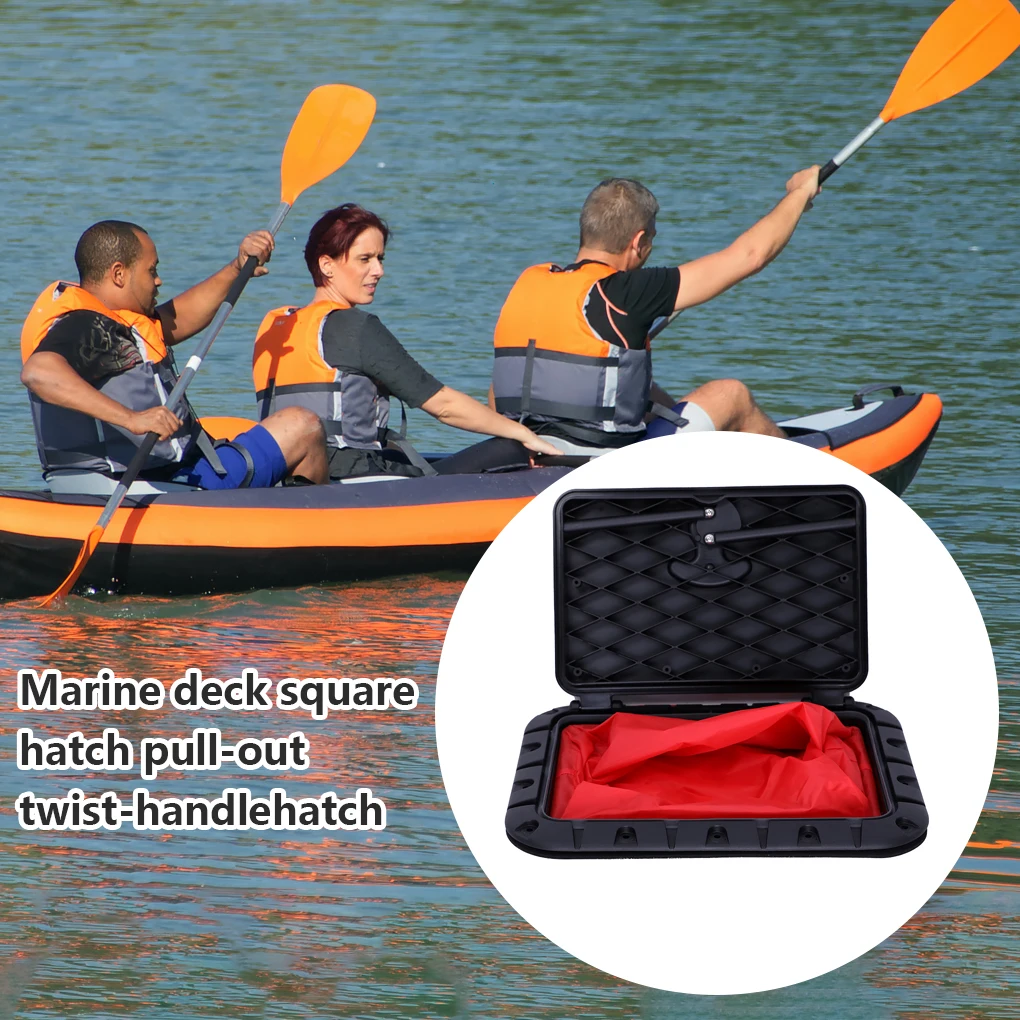 

Boat Hatch Cover Plastic Deck Inspection Latch Lock Repalcing Parts Professional Accessories for Yacht Kayak Canoe