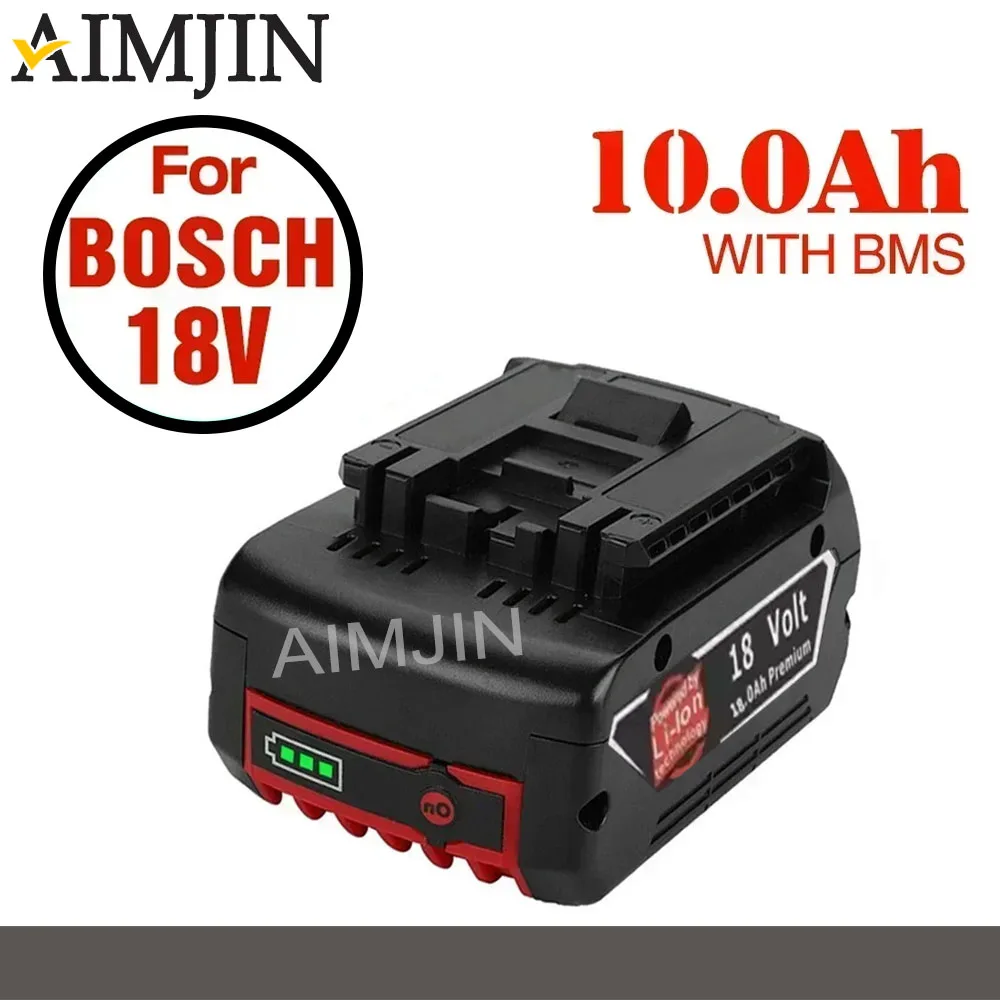 

For Bosch 18V 10000mAh Replacement Battery 18V Professional Systeem Draadloze Tools Bat609 Bat618 Gba18v80 Cell