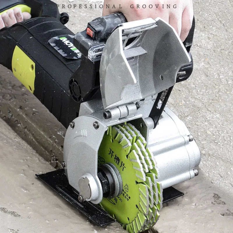 Laser Wall Slotting Machine 220V Electric Wall Chaser Groove Cutter Dustproof And Laser Steel Concrete Circular Saw 8980W