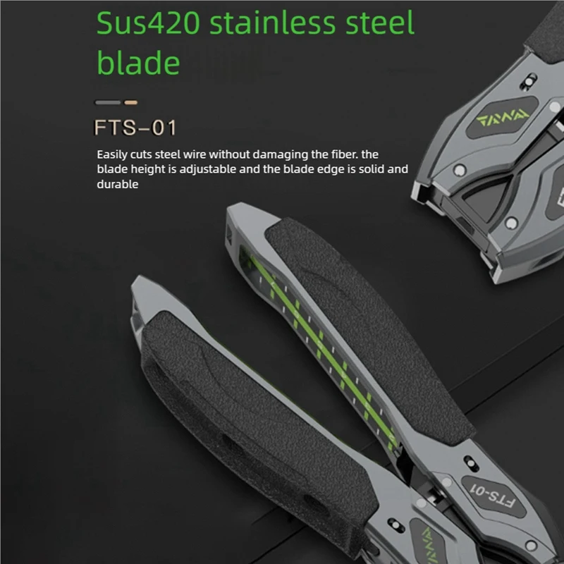 

-01 Optical Fiber Drop Cable Stripper Adjustable Blade for 3.0/2.0mm Fiber Cables Efficient Stripping Up to 6000 Uses-ABVP