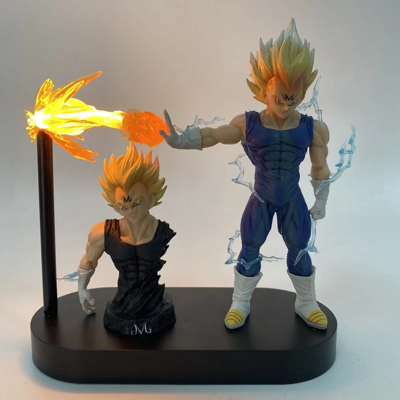 Figura Coleccionable de Vegeta Super Saiyan Demoníaco de Dragon Ball Super, Serie Resonance, Figura Brillante, Juguetes y Regalos