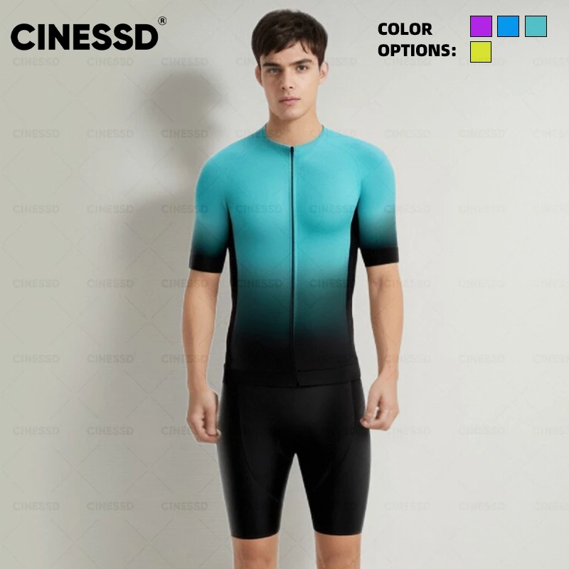 2024 maglie da ciclismo da uomo imposta vestiti da bicicletta da strada estivi Bicicleta Maillot New Pro Team Man Mtb Bike Jersey Suit abbigliamento