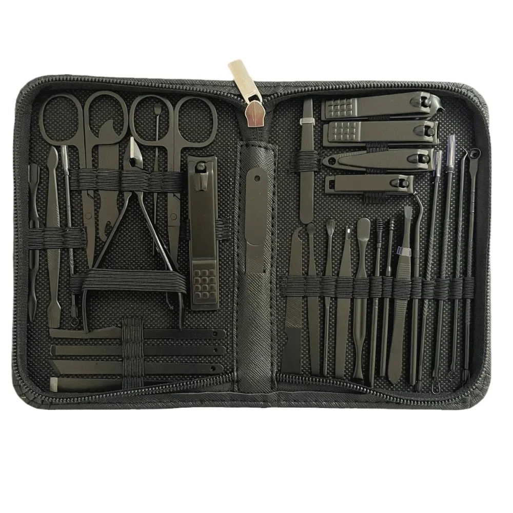 8/32pcs Manicure Set Professional Pedicure Kit Nail Scissors Grooming Kit Stainless Steel Manicure Cutters Nail Beauty Tools