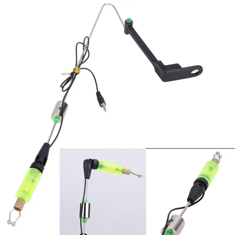 Fishing Carp Fishing Bite Alarm Hanger Swinger LED Illuminated Indicator Durable Fish Tools Accessories Fishing Tool 2