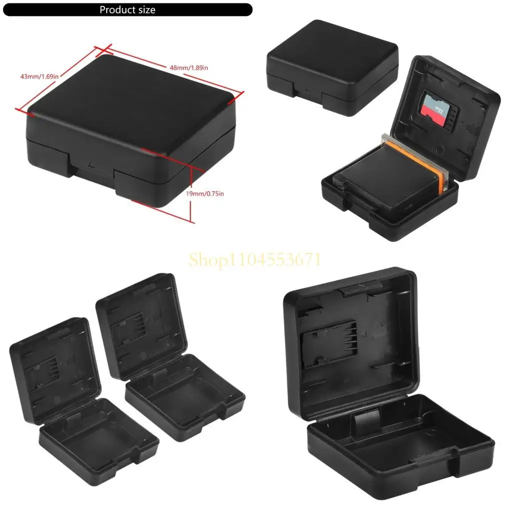Best Seller Durability ABS Battery Holder With Memory Card Compartment Slot For Outdoor Gear Secure Storage