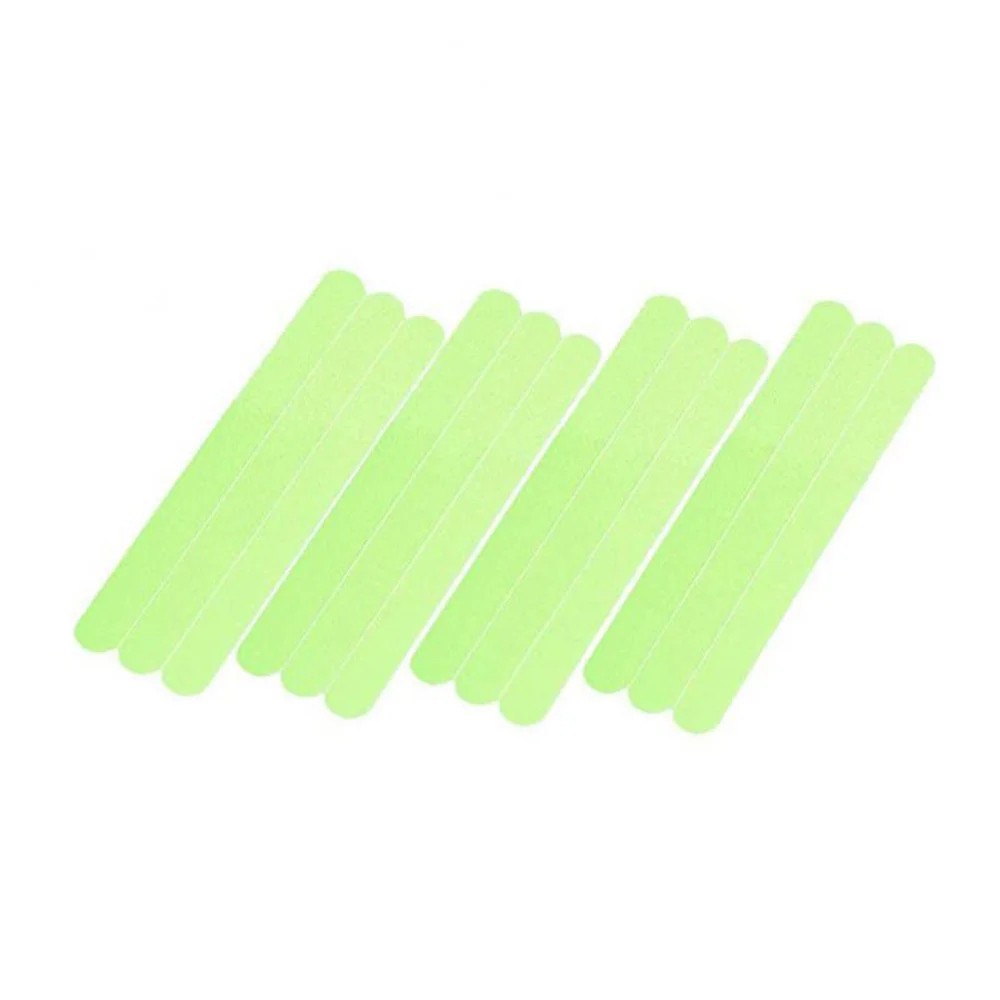 جديد 12 قطعة Noctilucent عدم الانزلاق دش قطاع لصق شفافة حوض الاستحمام حصيرة خطوة المضادة للسقوط عالية القوة لزجة شريط أمان وسادة #6