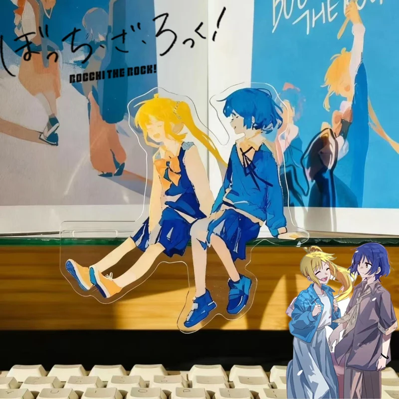 

Anime BOCCHI THE ROCK! Yamada Ryo Ijichi Nijika Cosplay Figure Stand Kawaii Acrylic Standing Plate Ornament Accessories Prop