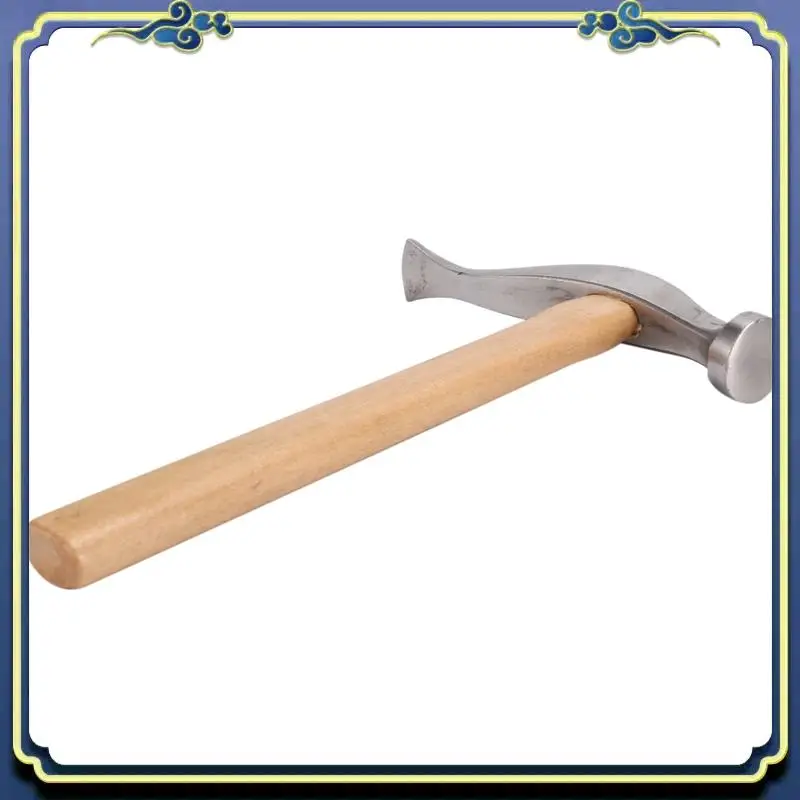 A56P-5X Cobbler Shoe Repair Hammer Wood Handle Leather Work Shoemaking Repairing Remmending Shoe Tool