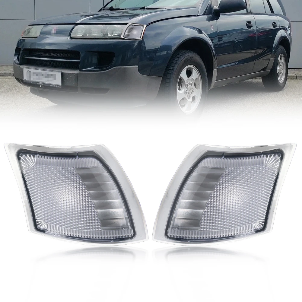 2PCS For Saturn Vue 2002 2003 2004 2005 Front Corner Light Side Marker Light Turn Signal Light Parking Light Cover No Bulb