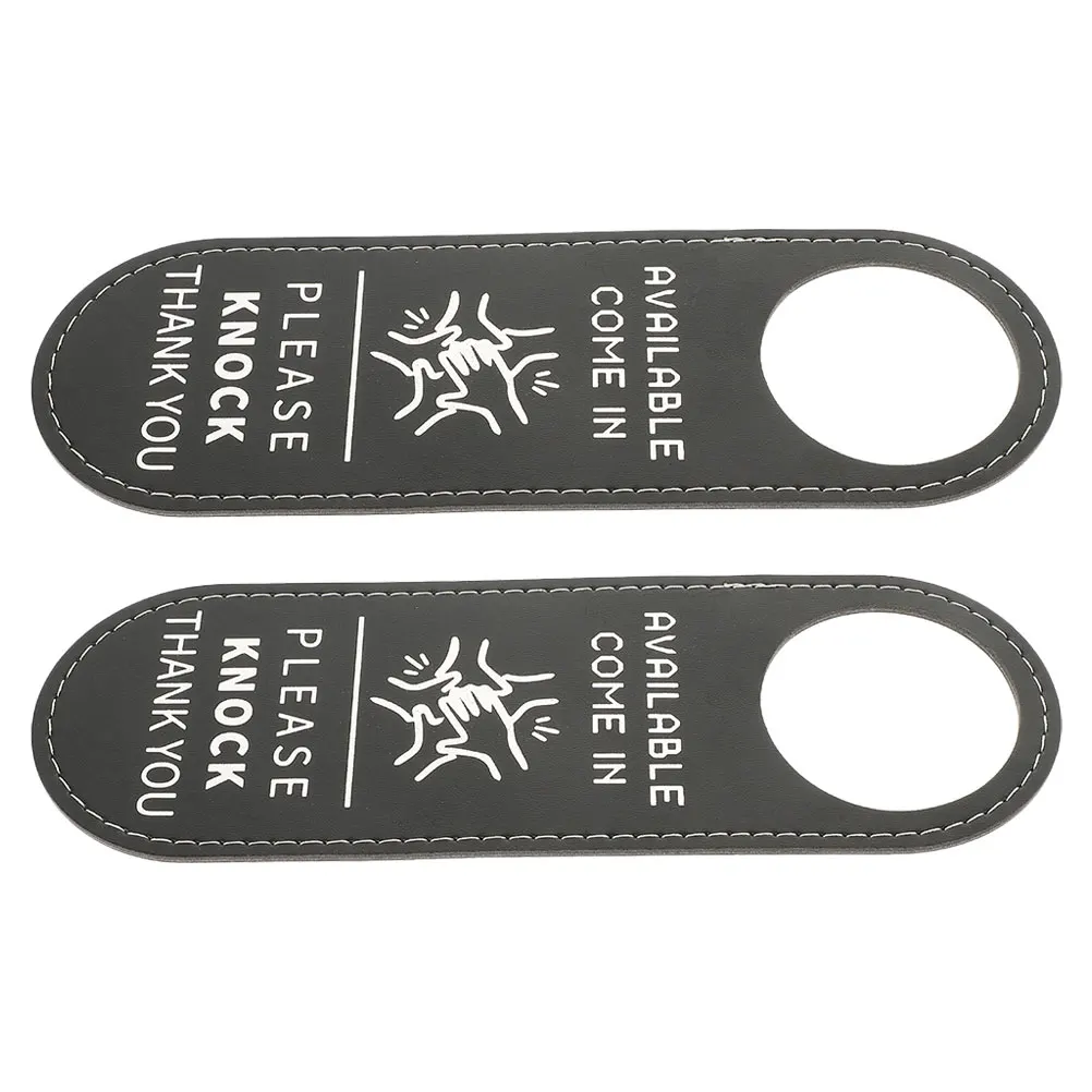 

2pcs Meeting Room Door Sign Sturdy Double Sided Office Privacy Hanging Plaque In Session Indicator Available Unavailable