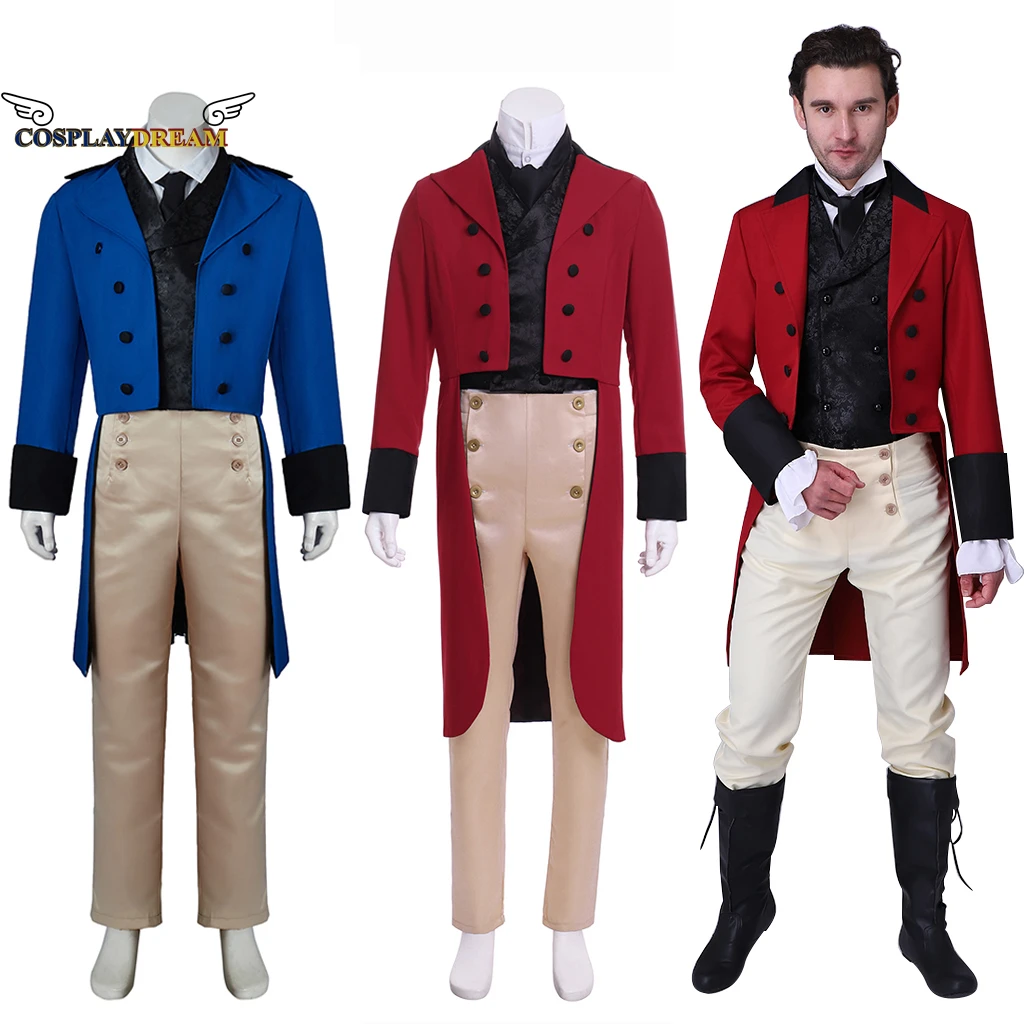 

Medieval Court Prince Cosplay Duke Costume 18th Century Victorian Regency Tailcoat Costume Suit Jacket Vest Pants Noble Outfit