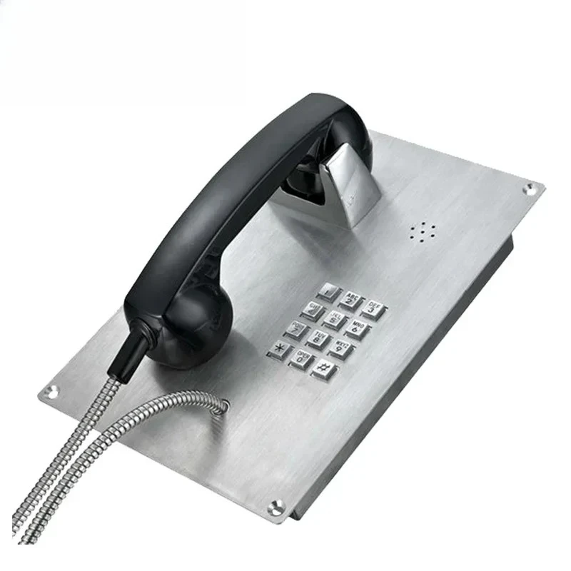 Latest  Stainless Steel Wide High Impact Strength Public Emergency Ip66 VoIP Waterproof Telephone
