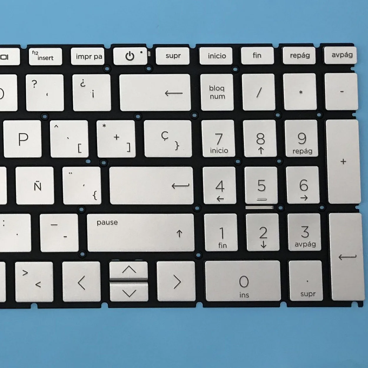 NEW Latin Spanish Keyboard For HP Pavilion 15-eh 15-eh0000 15-eh1000 15z-eh 15z-eh000 15-eh0010la 15-eh0005la Silver