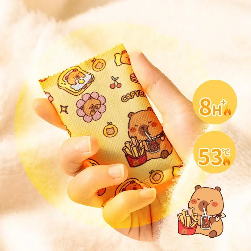 Adhesive Body Warmers Air Activated Hand Cartoon Pads Packs Thin Adhesive Heat Patches Long Lasting Hot Body Warmers For Neck