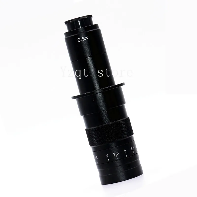 XDC-10A Single Cylinder Microscope Head 0745 Lens 300x Continuous Zoom Industrial Microscope C/CS Port Lens