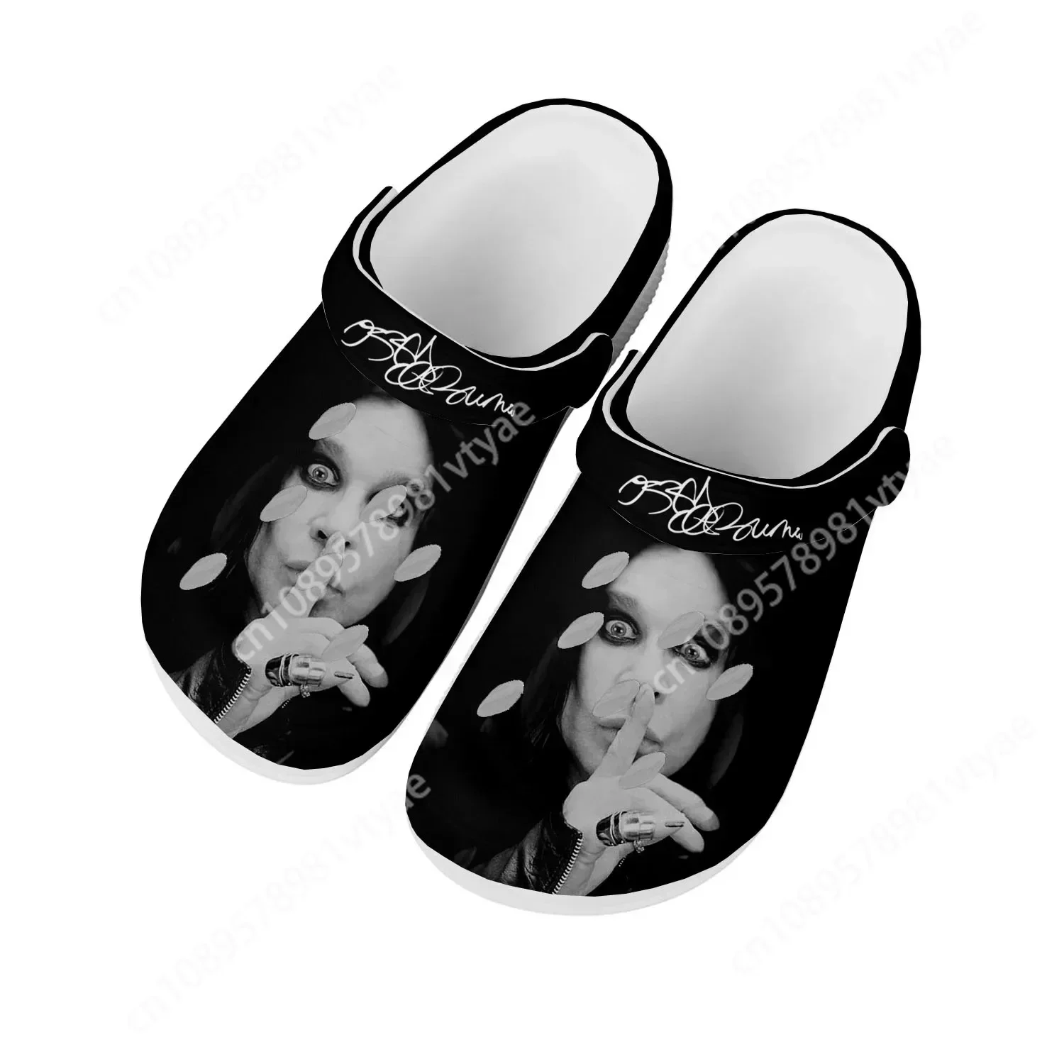 Ozzy Osbourne Metal Rock Singer Pop Home Clogs Custom Water Shoes Mens Womens Teenager Shoes Clog Breathable Beach Hole Slippers