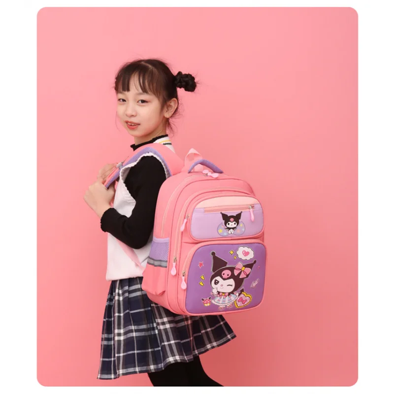 Sanrio New Clow M Student Schoolbag Cute Cartoon Casual and Lightweight Stain-Resistant Waterproof Backpack