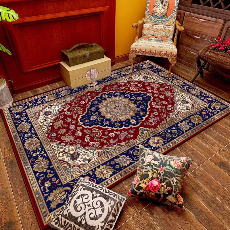 Turkey Mandala Big Carpets for Living Room Persia Home Non-slip Large Geometric Area Rugs for Bedroom Parlor Floor Mat Tapis