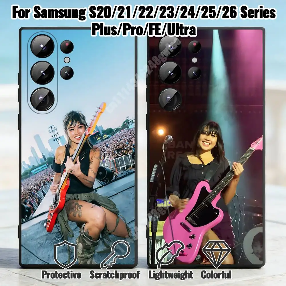 B-Beabadoobee Pylon Phone Case for Samsung Galaxy S21 S22 S23 S24 S25 S26 Ultra Plus FE Lite Silicone Bumper