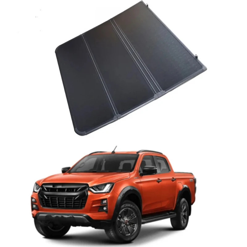 

Other Body Car Bumper Parts Hard Three Fold Tonneau Cover Pickup For To Cover Cargo Trunk LID