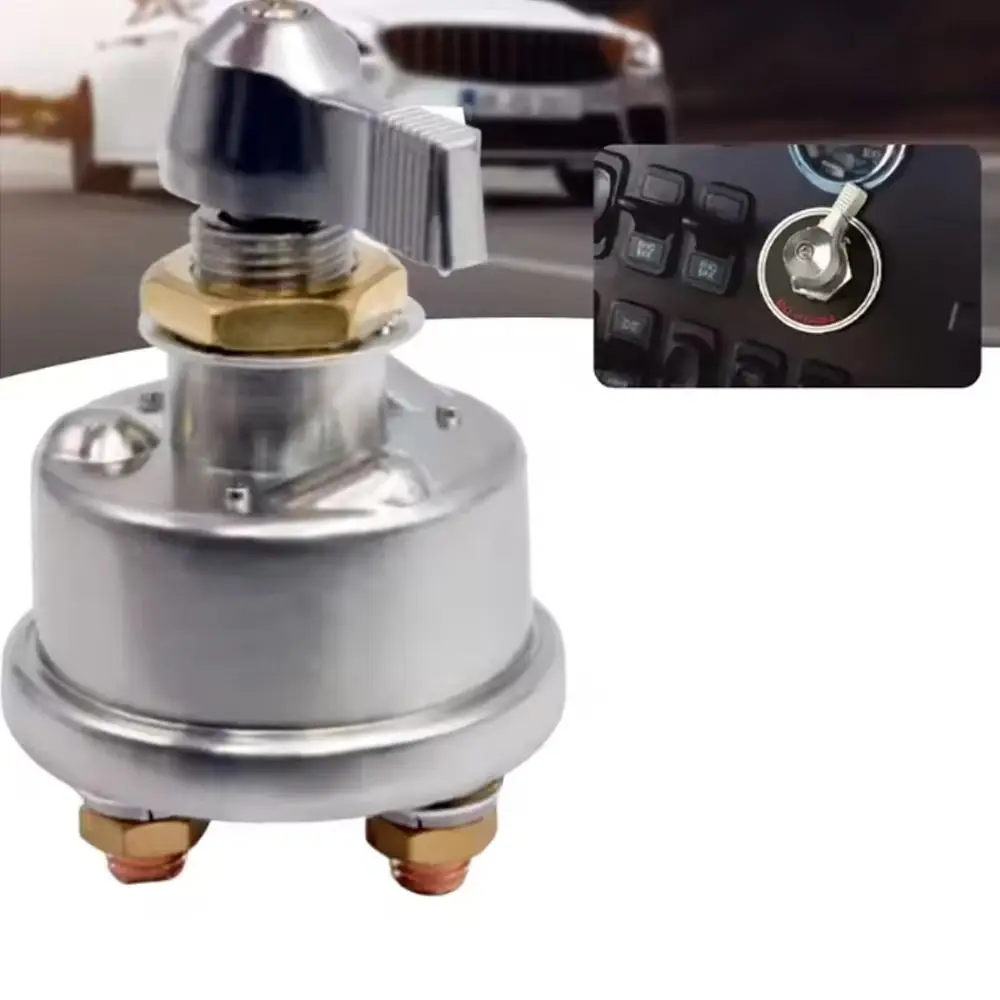 

Large Current Car Battery Disconnect Switch Rotary ON OFF Battery Protection Car Power Cut Isolator Master Battery Switch