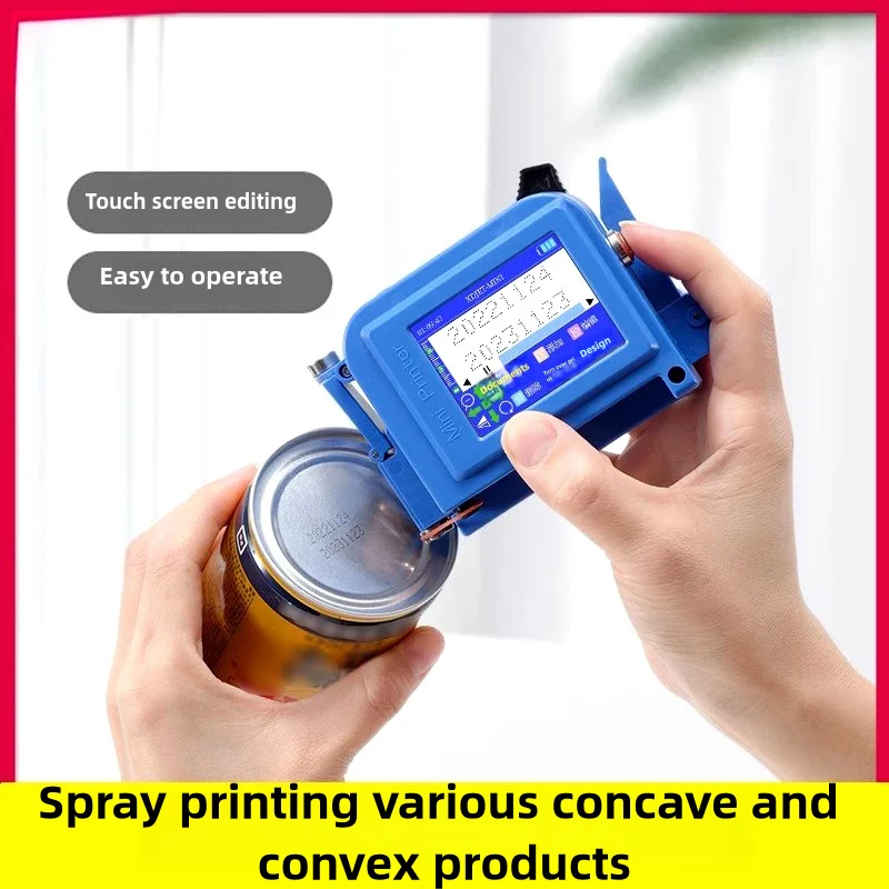 Mini Date Code-Spraying Machine Smart Date Food Packaging Bag Bottle Body Bottle Cap Cans Bottom Handheld Smart Code-Spraying Ma