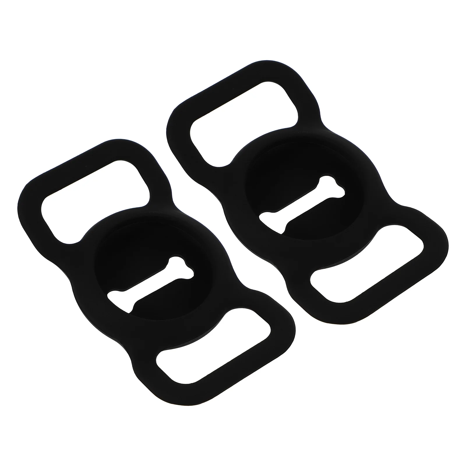 

2pcs Pet Collar Locator Protector For Ring Design Durable Shockproof Scratch Resistant Tracer Cover Lightweight
