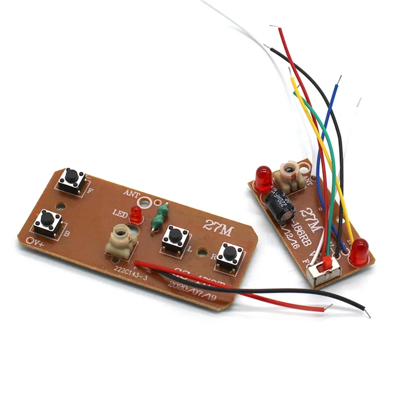 

B92B-4CH RC Remote Control 27Mhz Circuit PCB Transmitter And Receiver Board With Antenna Radio System For Car