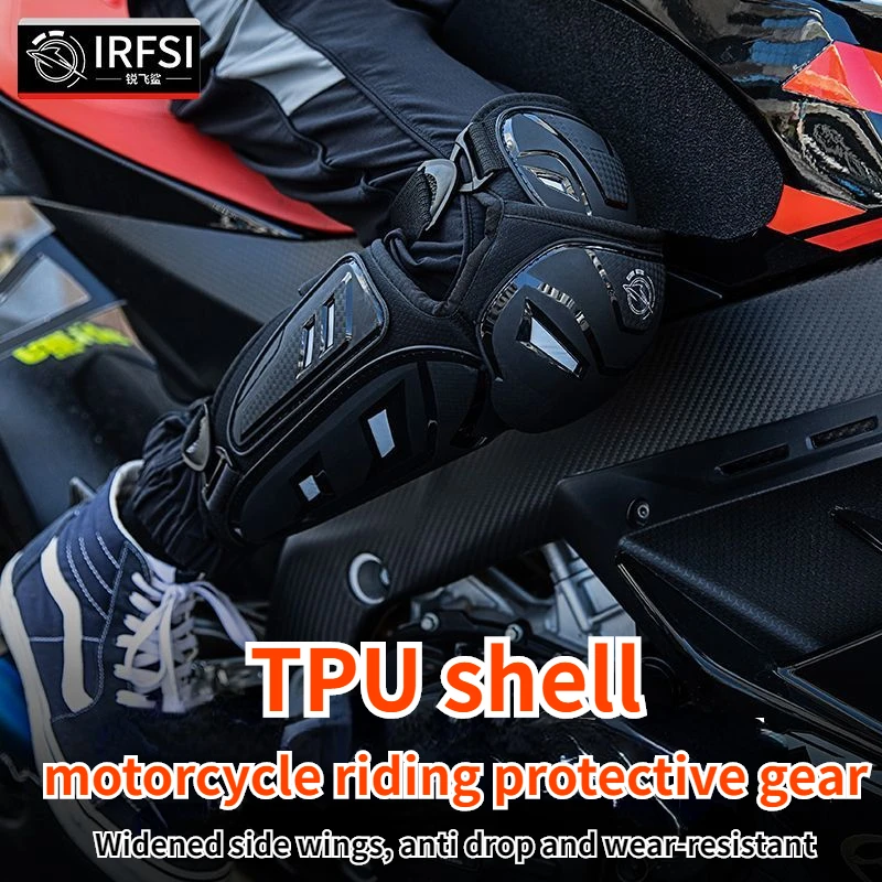 Motorcycle Riding Protective Gear Quick Release Knee and Elbow Three-stage Shock Absorption Buffering Anti Fall Protective Gear