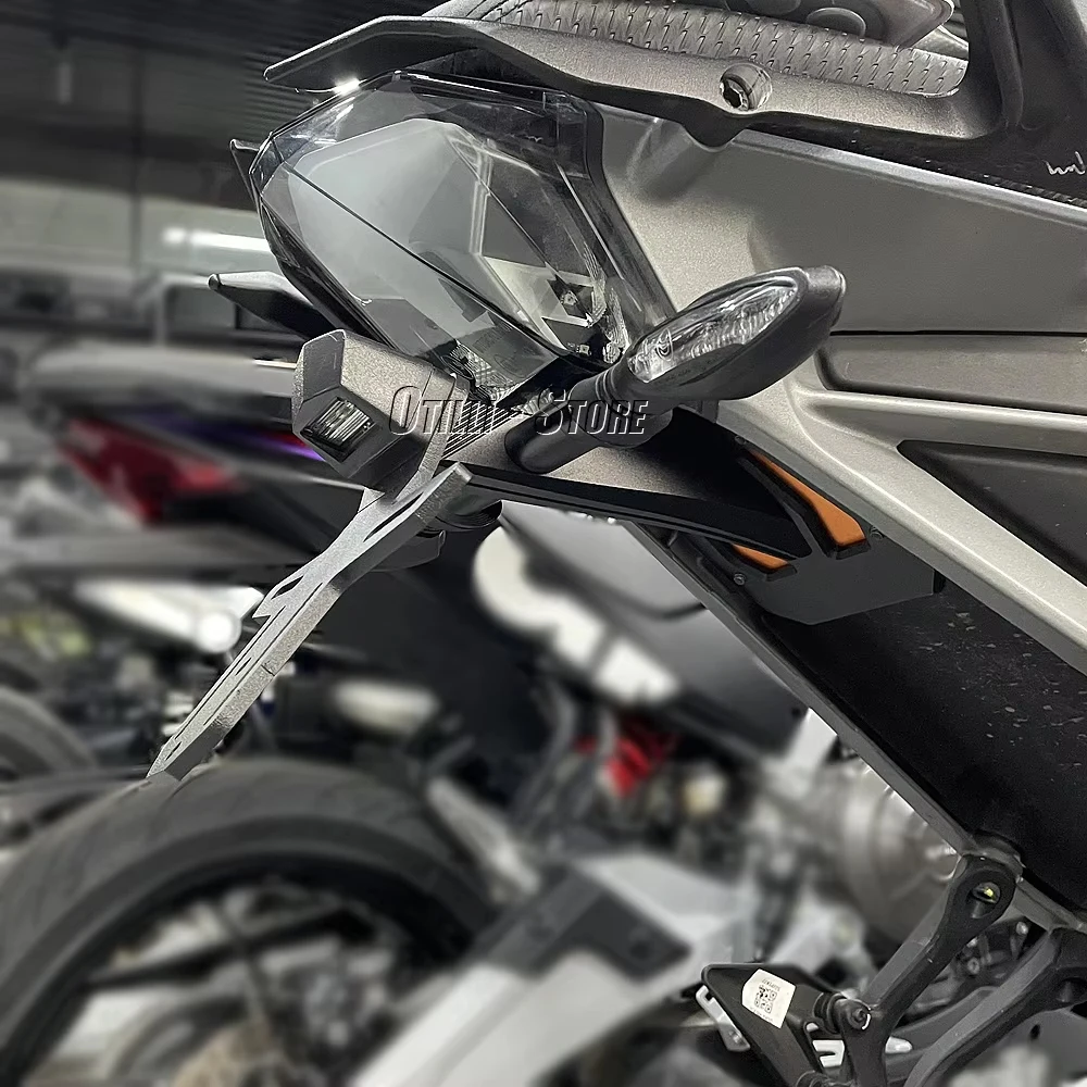 New For 390Duke 390 Duke DUKE 390DUKE 2024 Motorcycle License Plate Holder Fender Eliminator Registration Bracket Kit