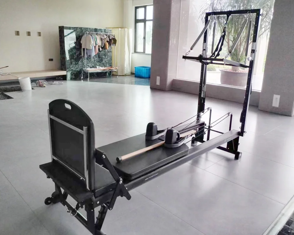 Commercial Use Elina Pilates Reformer Machine Tower SRP116 Half Trapeze Aluminum Bed for Yoga Studio Fitness Equipment Pilates