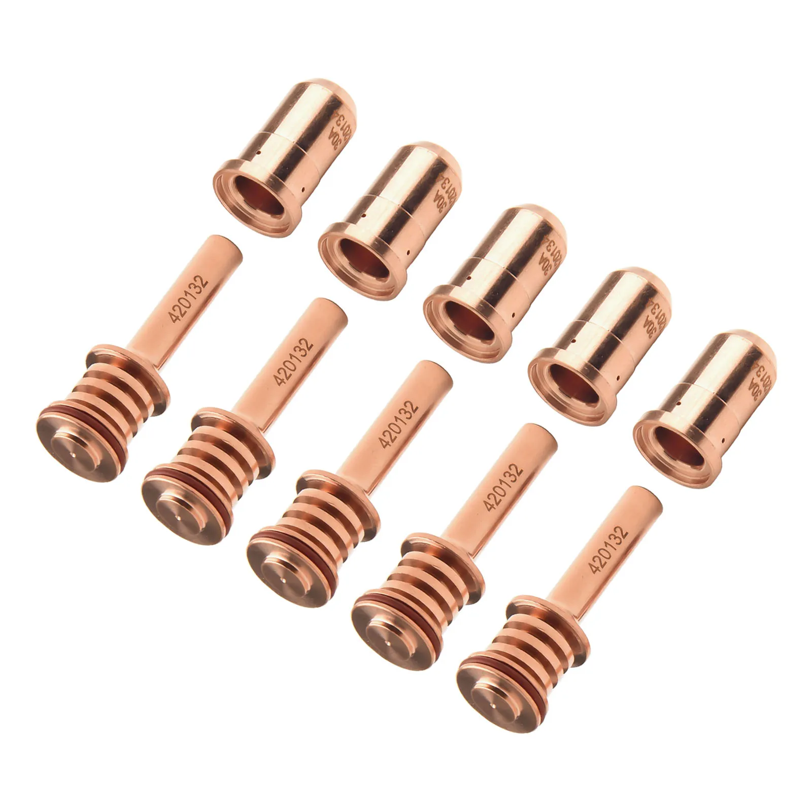 

10 шт. плазменный электрод 420134 плазменная резка, паяльная станция, оборудование, фитинги, насадка PMX 30AIR, сварочные аксессуары