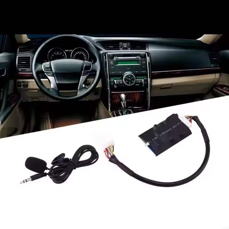 1Pc Bluetooth Wireless Music Box  For Honda Accord Civic City Odyssey, Hands‑Free AUX Audio Adapter Replacement  Interface