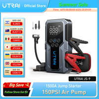 UTRAI 150PSI Air Pump Car Battery Emergency Boosters 1500A Car Jump Starter Power Bank Portable  Starting Device Car Starter New