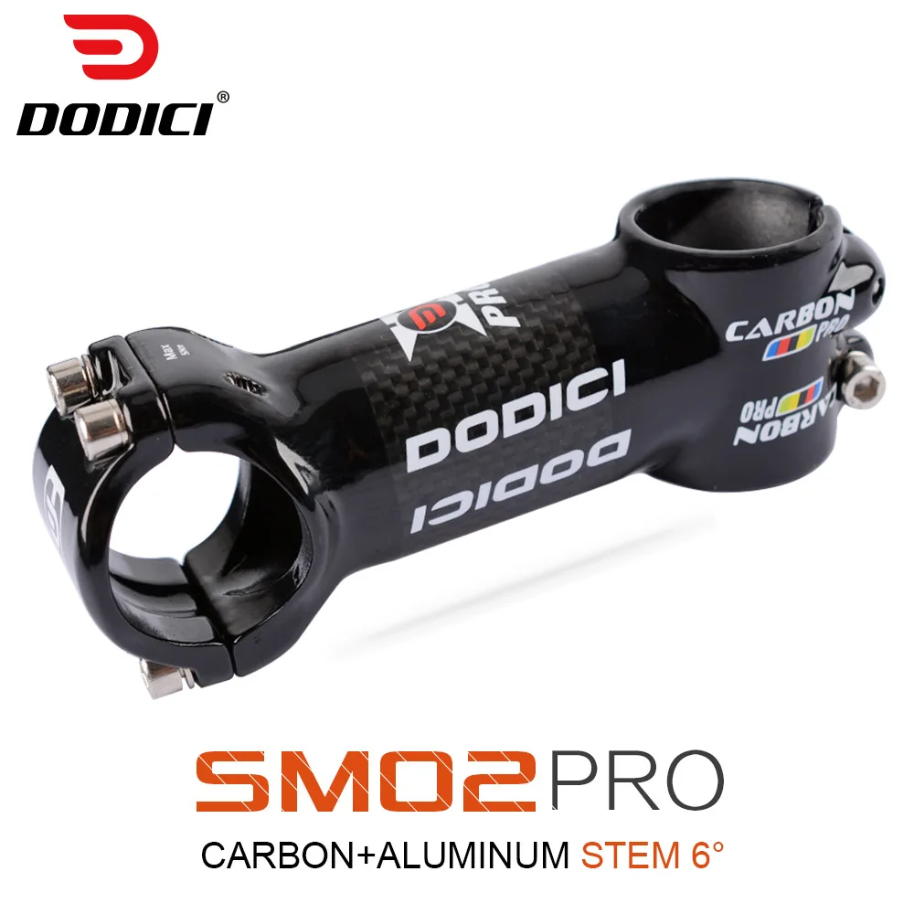 

Вынос руля DODICI Ultralight 3K из карбона для шоссейных и горных велосипедов, 31.8*60-100 мм, угол 6 градусов, запчасти для MTB