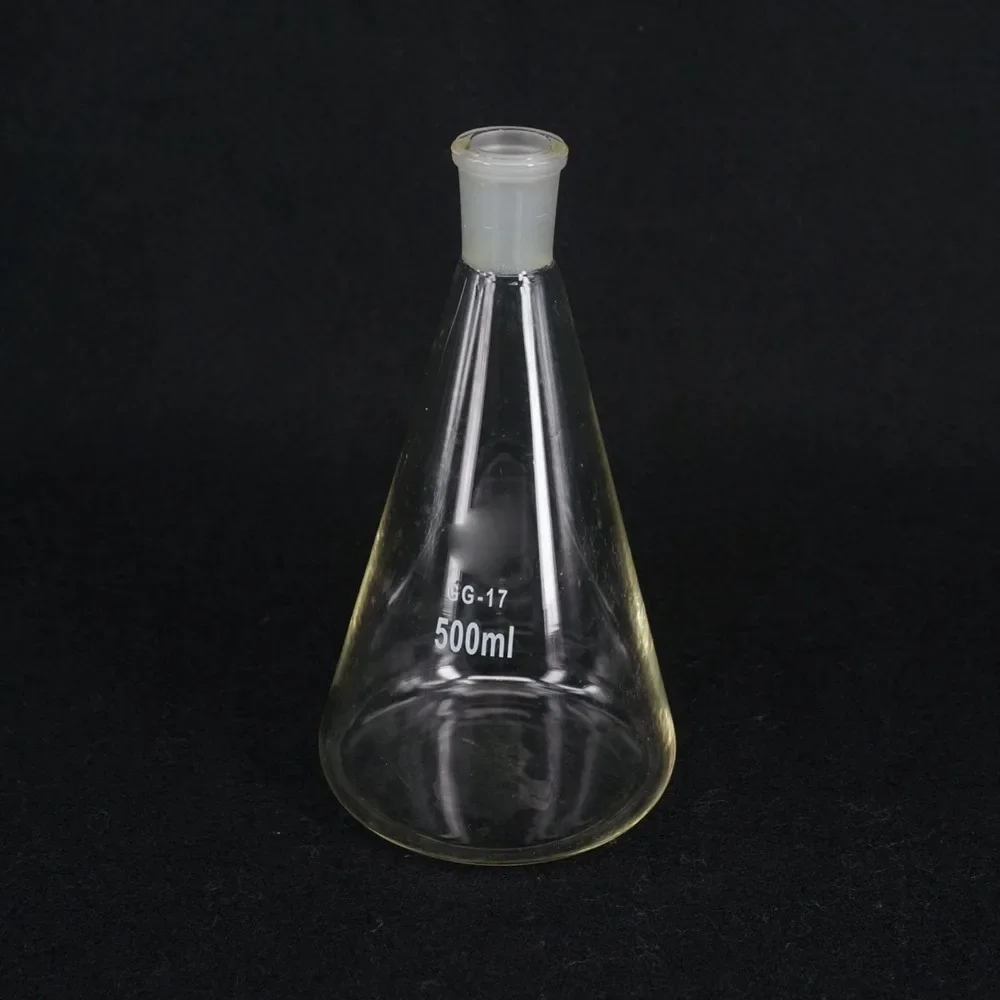 Flacon conique en verre Borosilicate de 500ml, 1000ml, 2000ml, 3000ml, 5000ml, 19/26 ml, 24/29, 29/32