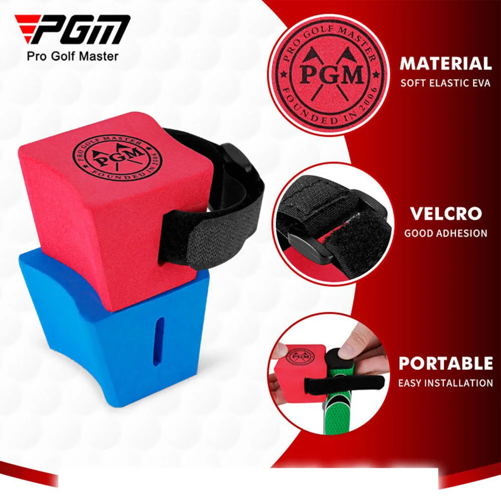 PGM Golf Putting Training Aid Portable Wrist Holder Tool for Golfers for All Ages and Skill Levels, Attaches to Any Putter Shaft