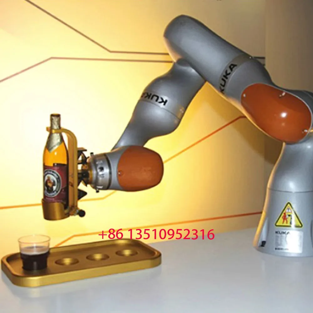 Nuovo CNC 1:6 KUKA LBR iiwa robot industriale modello di braccio meccanico display per sussidi didattici a sei assi