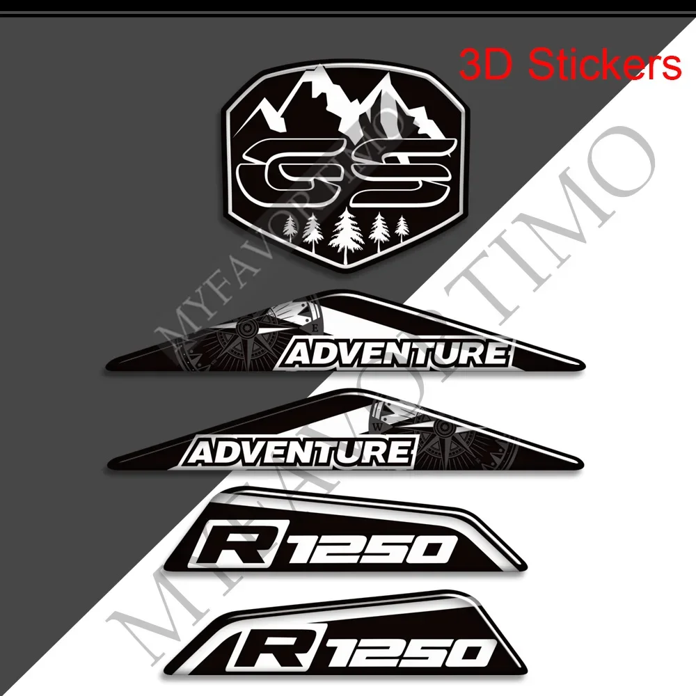 Motorcycle Stickers For BMW R1250GS LC ADV R 1250 GS HP Decal  Adventure Front Beak Fairing Extension Wheel Extender Cover