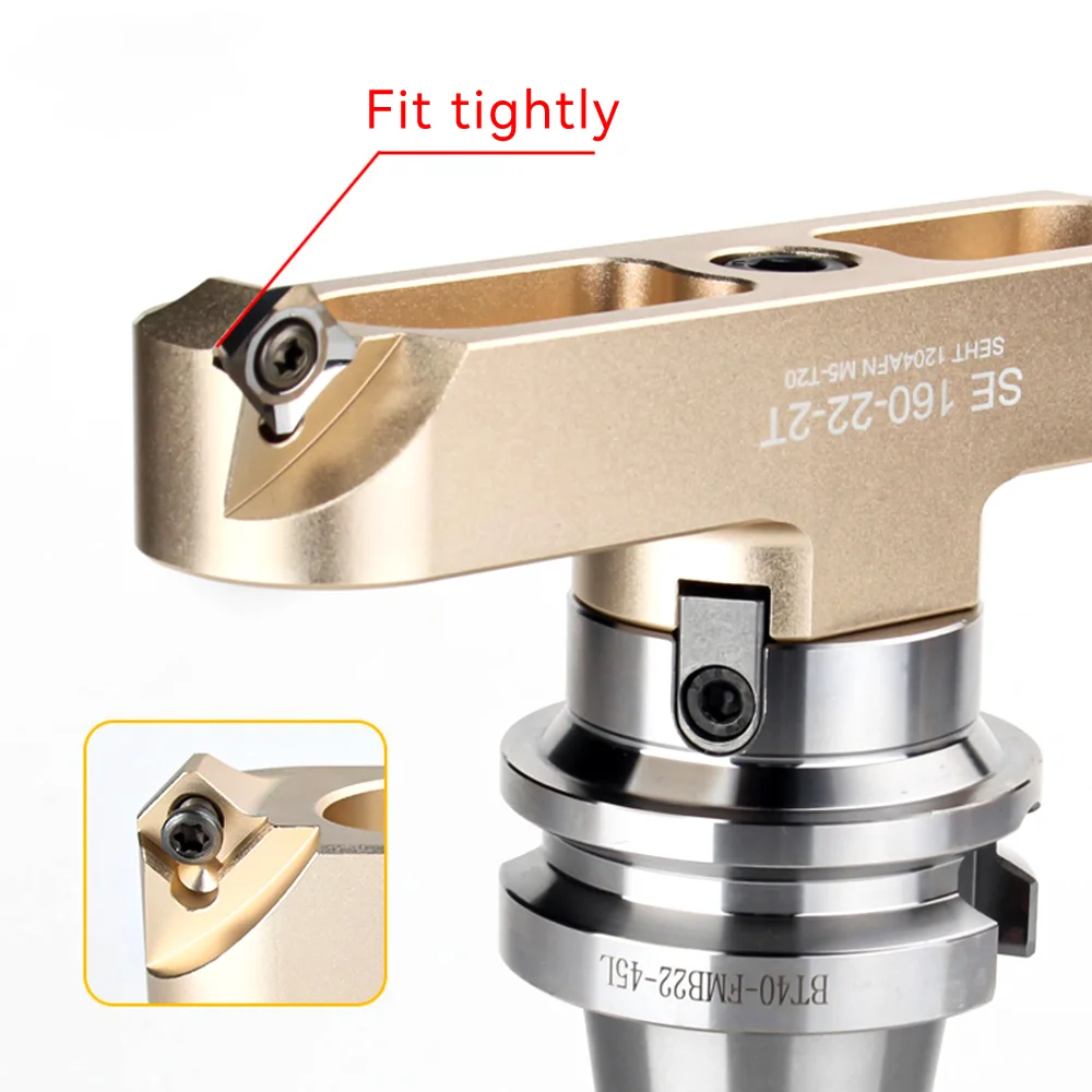 TULX AP SE Milling Cutters Tools KM12 400R 50 22 27 Right-angle Two-edged Bridge Type Aluminum Alloy Milling Cutter Cutter Head