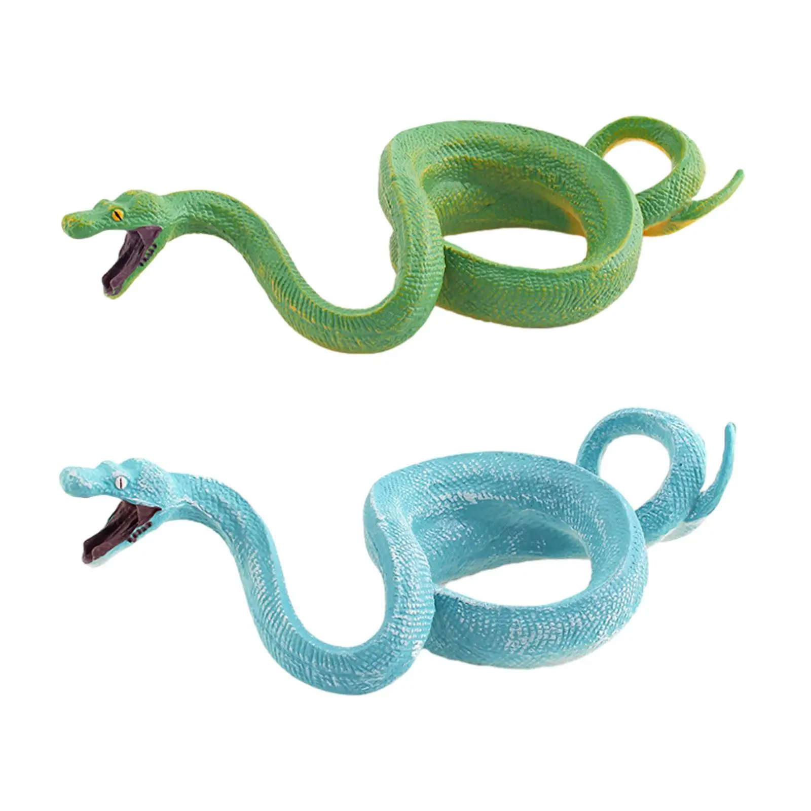 Snake Figure Realistic Home Decor Simulation Animal Figurine Micro Landscape