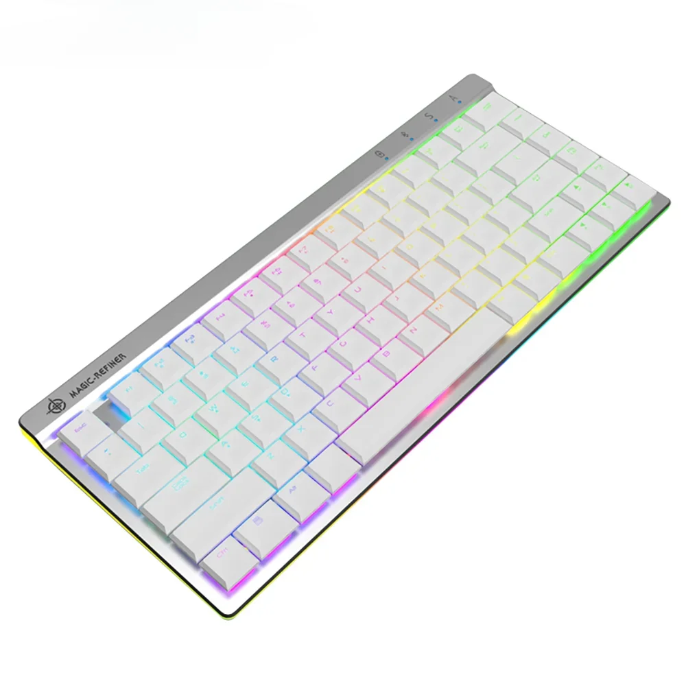 

'2023 Low Profile 75% Professional Design 84 Keys Spill Proof Design Game Mechanical Keyboards