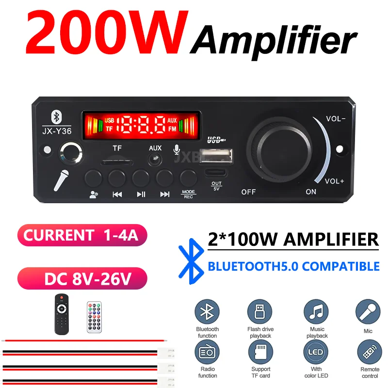 placa-amplificadora-bluetooth-50-de-200w-amplificador-de-Audio-estereo-2-100w-usb-tf-fm-aux-gravacao-de-microfone-karaoke-dc-8v-26v-para-carro-e-casa