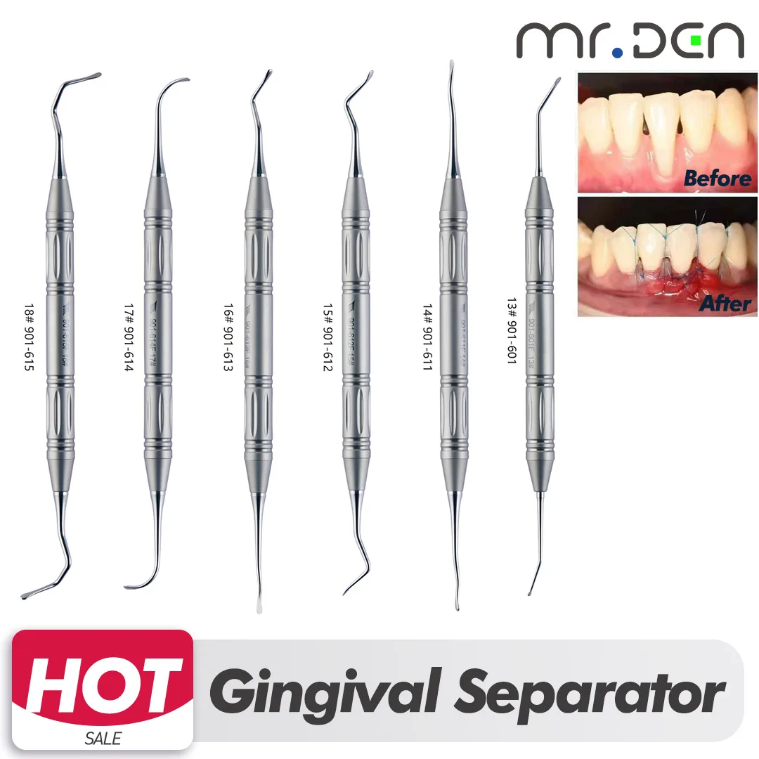 Dental Periodontal Minimally Invasive Tunnel Surgical Instrument Set Gingival Shaping Gingival Preparation GTR Bone Graft Repair