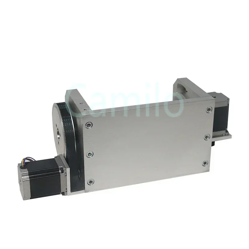 CNC Machine 4th 5th Rotary Axis 100mm 3 Jaw Chuck Rotation Axis for Metal Wood Router Milling Machine