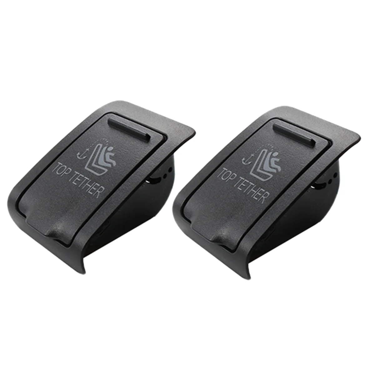 Для W205 C180 C220 C220 2058680139 2 шт. чехол ISOFIX на заднее сиденье с фиксированным зажимом, зажим для детского ремня безопасности 2015-2021 A