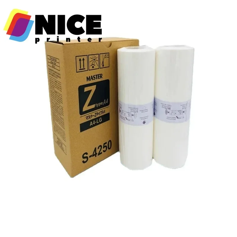

2 Rolls/Ctn S-4250 Paper Master Roll for RISO A4 RZ200 RZ220 230 Free Shipping