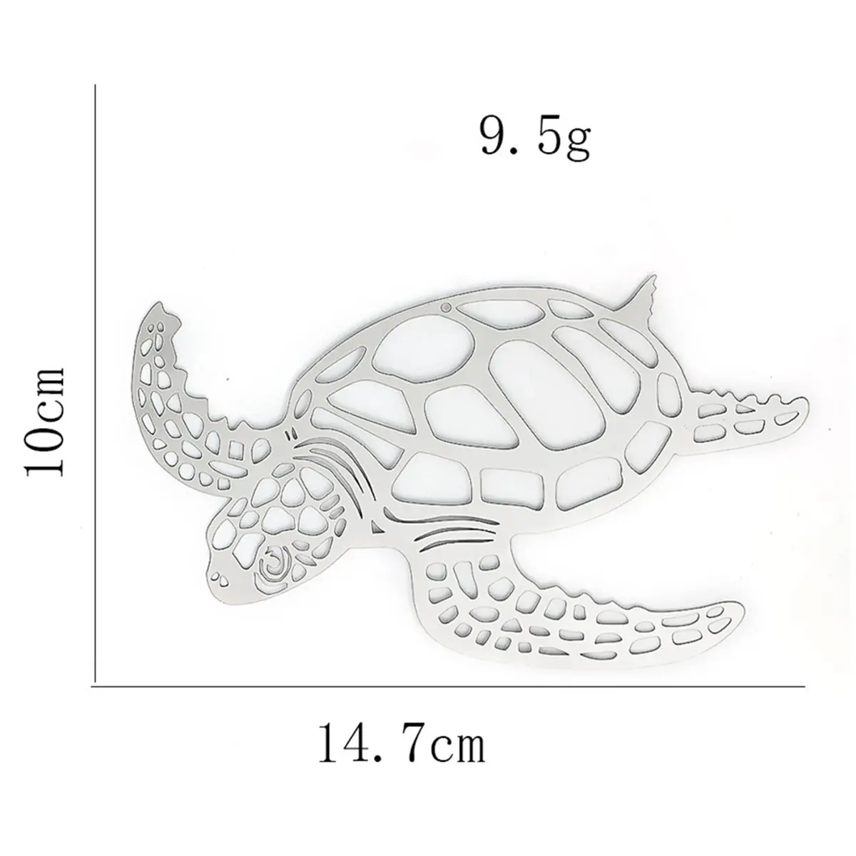 PROMOTION~ Mediterranean Style Metal Sea Turtle Wall Art for Indoor Living Room Decor