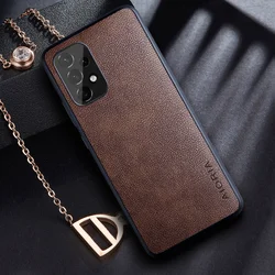 Case for Samsung galaxy A53 A73 A33 A23 5G coque with Retro business PU leather Skin design phone cover for samsung a53 case